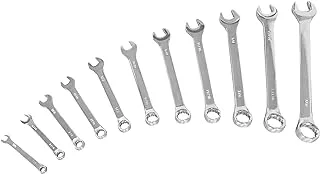 Performance Tool W1061 11 Piece Sae Combination Wrench Set With Case | Premium Mirror Polished Chrome Vanadium Steel