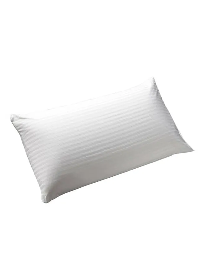 Maestro Single Anti Allergic Cotton Satin Striped Pillow Cotton White 50x70cm