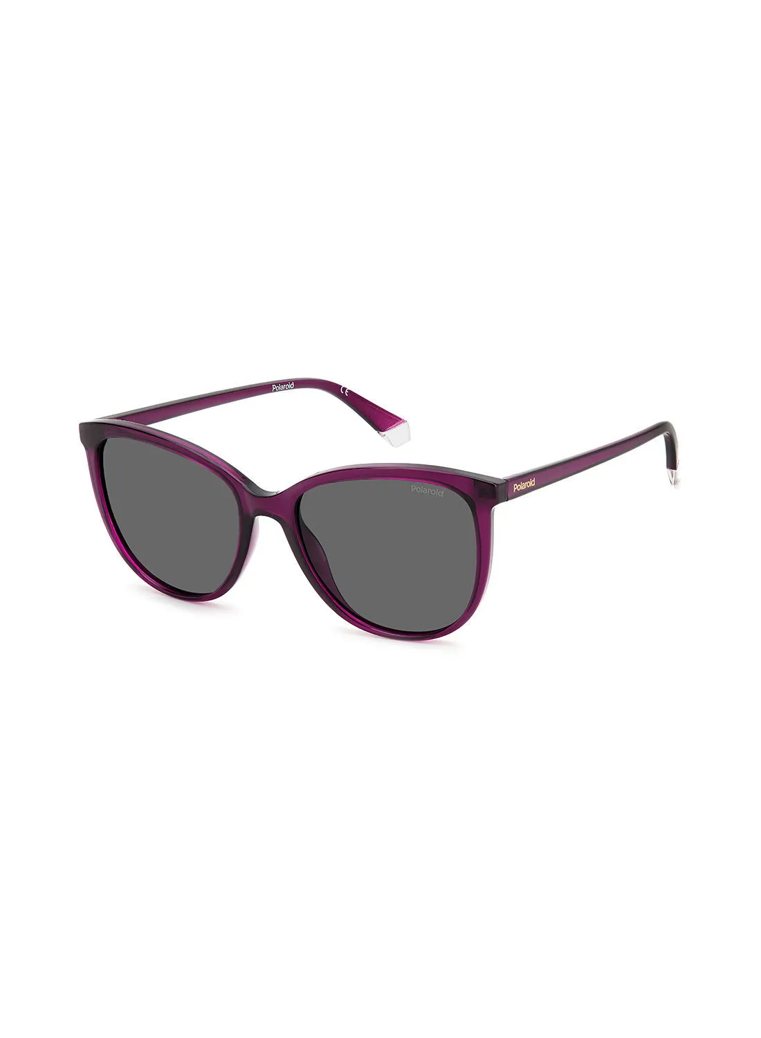 Polaroid Women's UV Protection Cat Eye Sunglasses - Pld 4138/S Violet 55 - Lens Size: 55 Mm