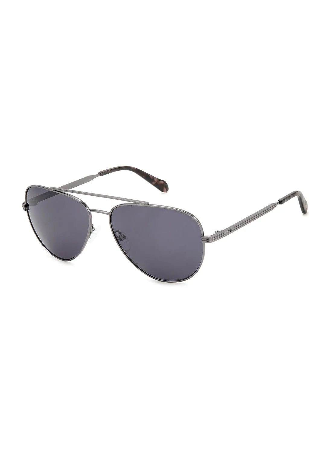 FOSSIL Men's UV Protection Pilot Sunglasses - Fos 3144/G/S Mtdk Ruth 60 - Lens Size: 60 Mm