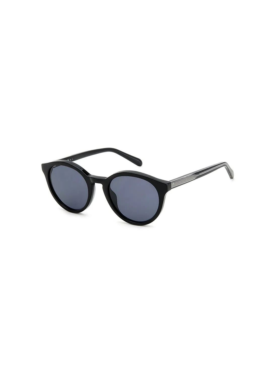 FOSSIL Men's UV Protection Round Sunglasses - Fos 2123/S Black 51 - Lens Size: 51 Mm