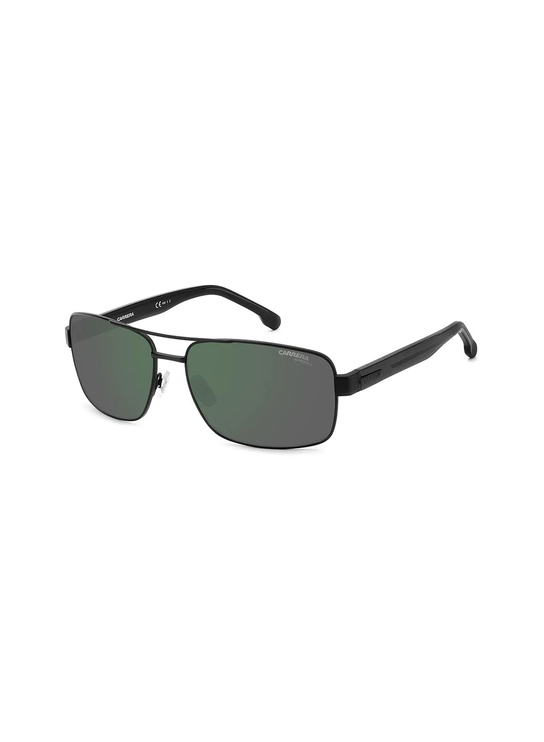 Carrera Men's UV Protection Rectangular Sunglasses - Carrera 8063/S Matte Black 61 - Lens Size: 61 Mm