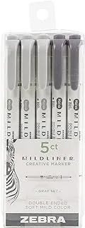 MILDLINER HIGHLTR DBL رمادي 5PK