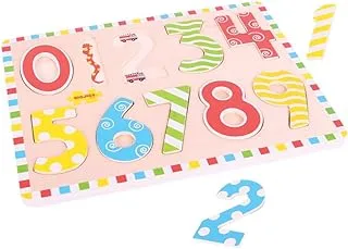 Bigjigs Toys BJ756 Inset Puzzle Numbers