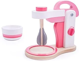 Bigjigs Toys BJ427 Pink Food Mixer Kitchen Toys, Multicoloured