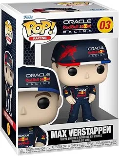 فانكو بوب! الفينيل: Formula 1- Max Verstappen - Red Bull F1 - مجسم من الفينيل قابل للتجميع - فكرة هدية - بضائع رسمية - ألعاب للأطفال والكبار - عشاق الرياضة - مجسم نموذجي لهواة الجمع