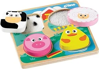 Tidlo Wooden Touch and Feel Puzzle - Farm