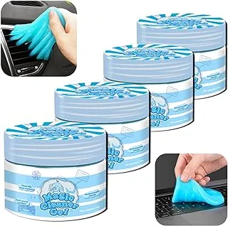 SenseYo 4 Packs Car Cleaning Gel Universal Cleaning Gel Car Detail Tool for Car Interior Camera Printers Calculator Notebook Keyboard