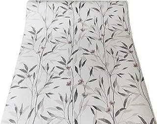 Vintage Self -Adhesive Wallpaper Floral 1.48ft x 9.8ft/Roll Grey Flower Wallpaper Self Adhesive Removable Wallpaper