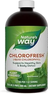 Nature's Way Chlorofresh Liquid Mint Flavored Internal Deodorant 16 Fl Oz / 480 ml