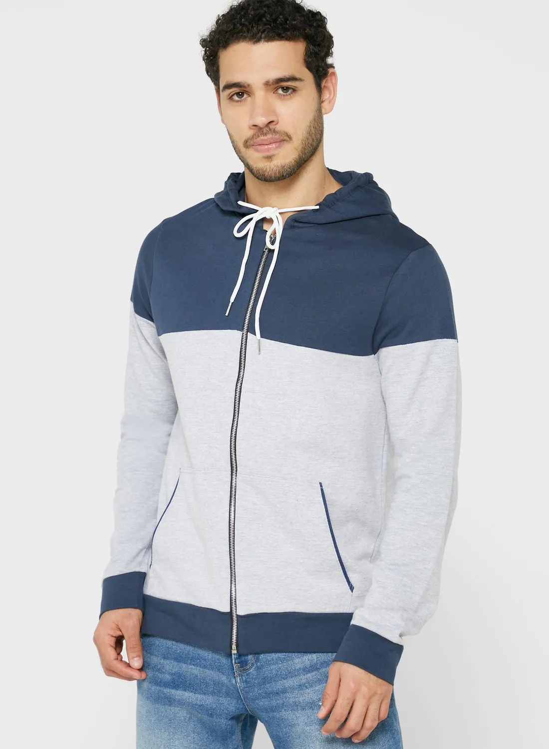 Seventy Five Colour Block Hoodie