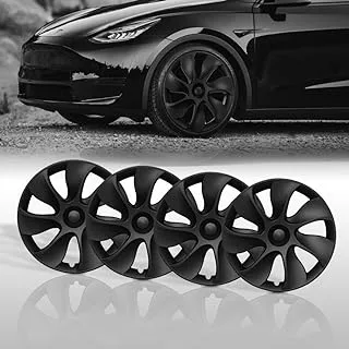 HANSSHOW Hubcap Wheel Covers for Tesla Model Y/Model 3