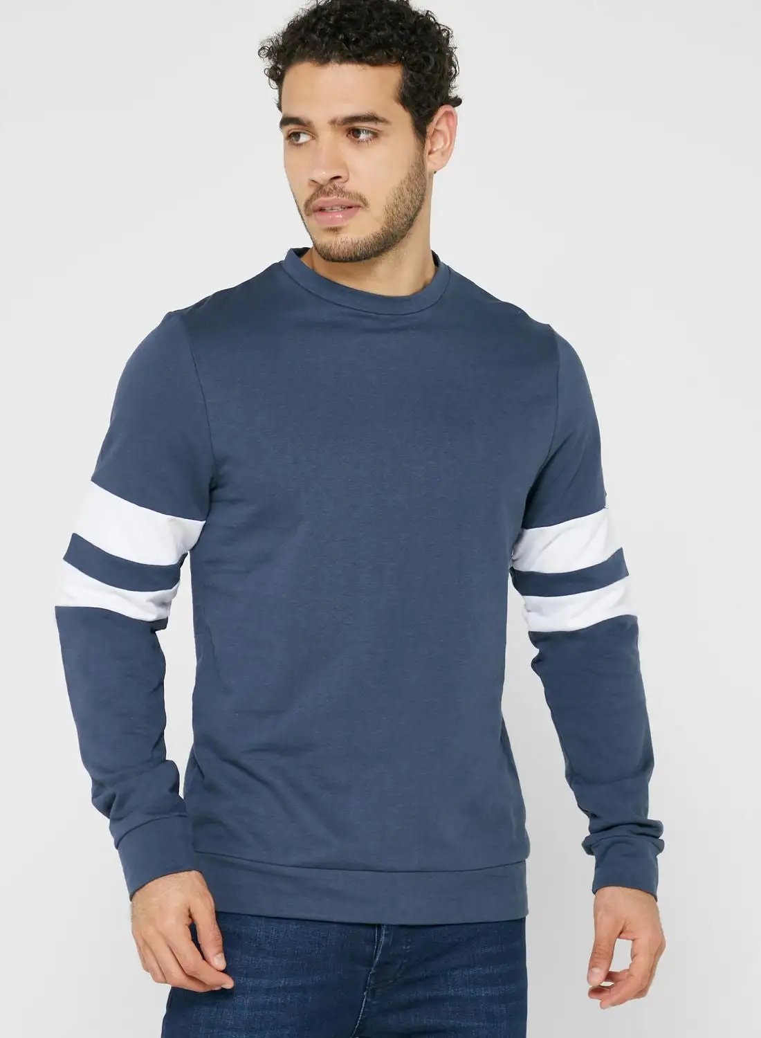 Seventy Five Colour Block Sweatshirt