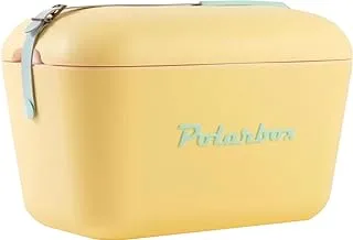 Polarbox Portable Fridge – Mini Fridge 20L, Beach Cooler, Small Portable Refrigerator, Vintage Fridge, Adjustable Handle, Polarbox Cooler, Cork Cooler, Picnic, Mini Portable Fridge, Camping Fridge