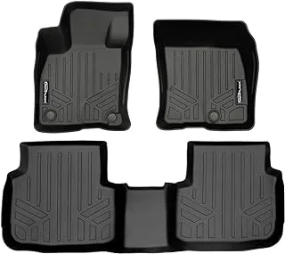 Smartliner All Weather Custom Fit Floor Mats 2 Row Liner Set Black Compatible with 2020-2023 Compatible with Ford Escape Does NOT Fit Hybrids