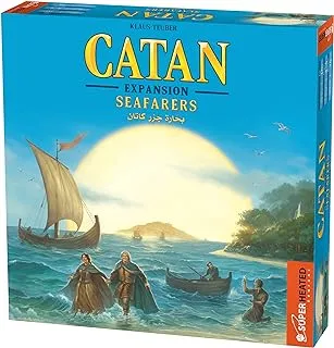 SuperHeated Neurons Catan Seafarers | 3-4 Players | Official Version | English and Arabic Language | Family Game For Ages 10+ | Board Game - Strategy | Original - Made In Germany