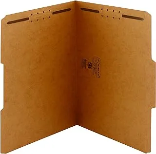 Smead Fastener File Folder, 2 Fasteners, Reinforced 1/3-Cut Tab, Letter Size, 21 per Box (14839)