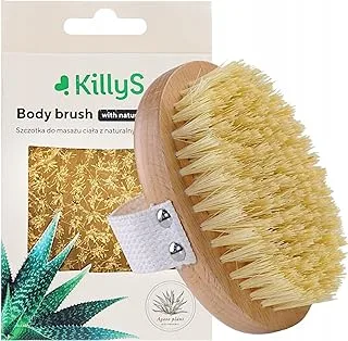 BODY BRUSH WITH NATURAL AGAVE BRISTLES