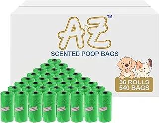 A to Z Scented Bag Pack of 36/540 Bags - Green