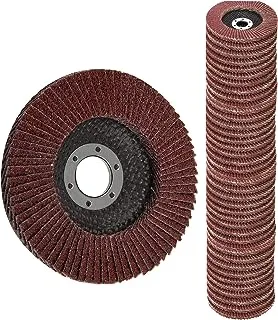 MinCHI257 Flap Discs 40 PCS 4.5 Inch - 40 60 80 120 Grit Grinding Discs 4 1/2 Assorted Sanding Grinding Wheels,Aluminum Oxide Abrasives,Grinder disc