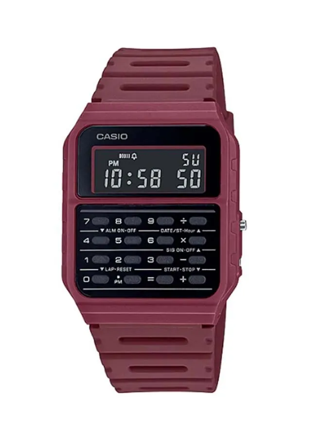 CASIO Resin Digital Wrist Watch CA-53WF-4BDF - 33 mm - Maroon