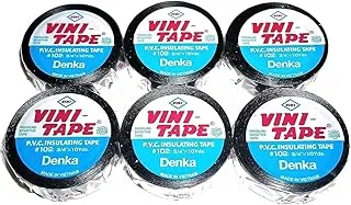 PVC Electrical Insulation Tape (6-Rolls) (Black)