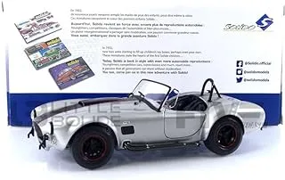 solido S1804907 1:18 1965 Shelby Cobra 427 MkII-Custom Silver Collectible Miniature car