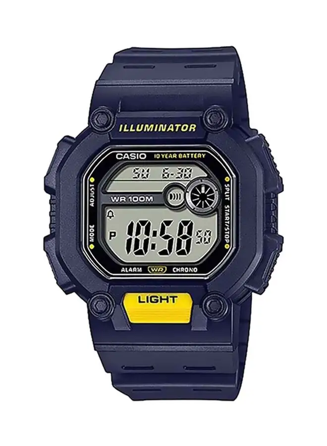 CASIO Illuminator Digital Watch W-737H-2AVDF - 46 mm - Navy