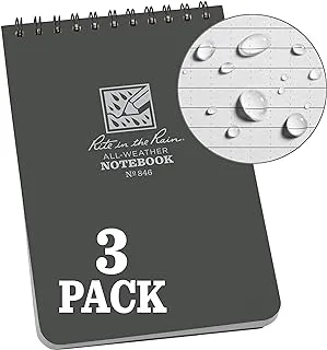 Rite in the Rain Weatherproof Top-Spiral Notebook, 4