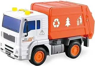 Game Force 1:20 LNS Friction Sanitation Truck Playset, Red