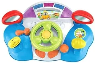 Huanger Car Steering Wheel for Toddler, Multicolor