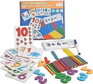 UKR Math Learning Kit 3 D Puzzle Numbers Counting Sticks Kindergarten Learning