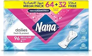 Nana Panty Liners Normal Mega Pack 5 X (3X32 PCS)