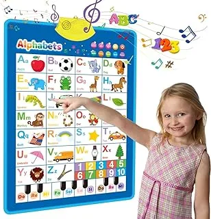 UKR Educational Toys Talking Poster for Kids | Best Musical and Learning Toy for Toddlers and Babies (ALPHABET AND PIANO)