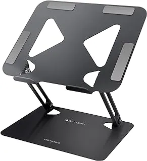 Newly launched NS3000 Portable Laptop & Tablet Stand Supports Upto 17” with Max. 5KG Support, Anti-Slip Silicone Pads, Foldable Design, Multi Angle Adjustment, Carbon Steel Body