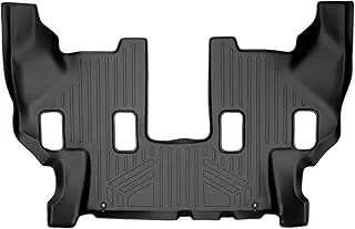 SMARTLINER Custom Fit Floor Mats 3rd Row Liner Black for 2017-2018 Nissan Armada / 2011-2013 Infiniti QX56 / 2014-2018 QX80