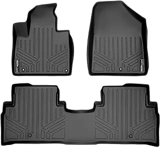 MAX LINER-A0191/B0191 Floor Mats 2 Row Liner Set Black for 2016-2020 Kia Sorento (All Models)