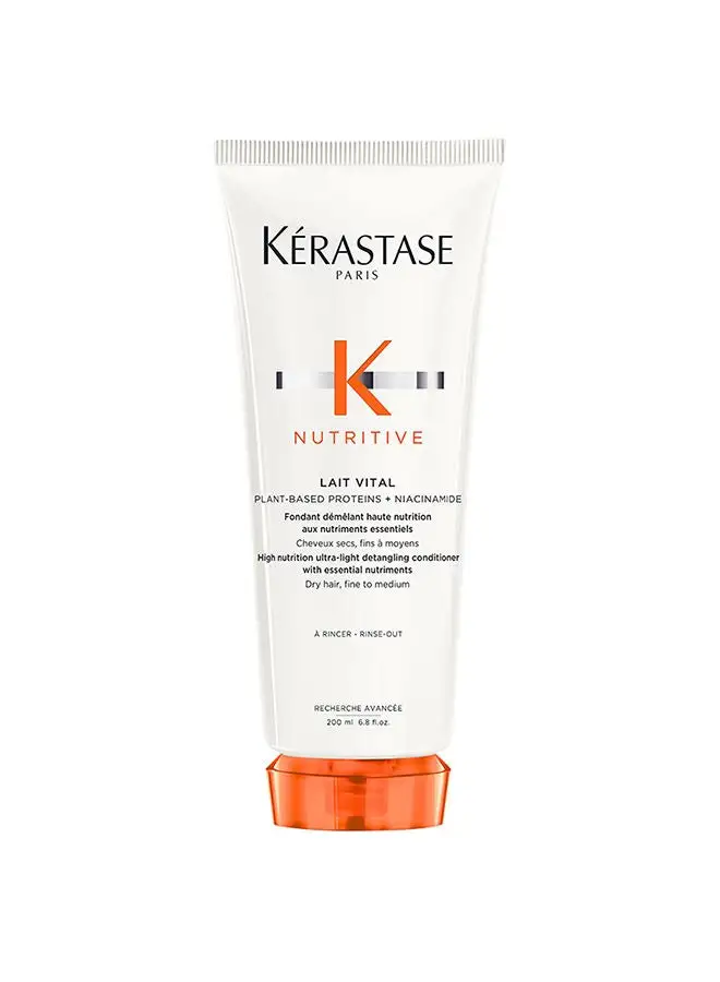 KERASTASE Nutritive Lait Vital Detangling Conditioner For Dry Hair 200Ml