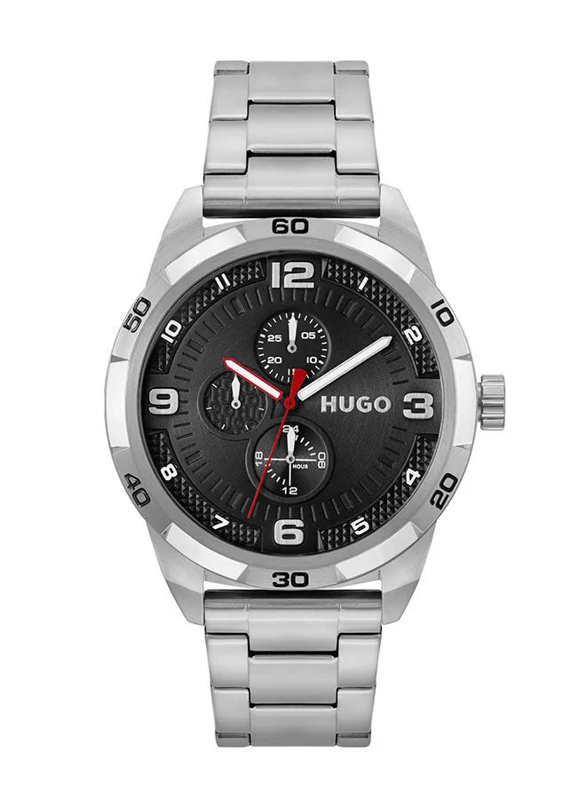 HUGO BOSS Men's Analog Round Stainless Steel Wrist Watch 1530276 - 46 mm