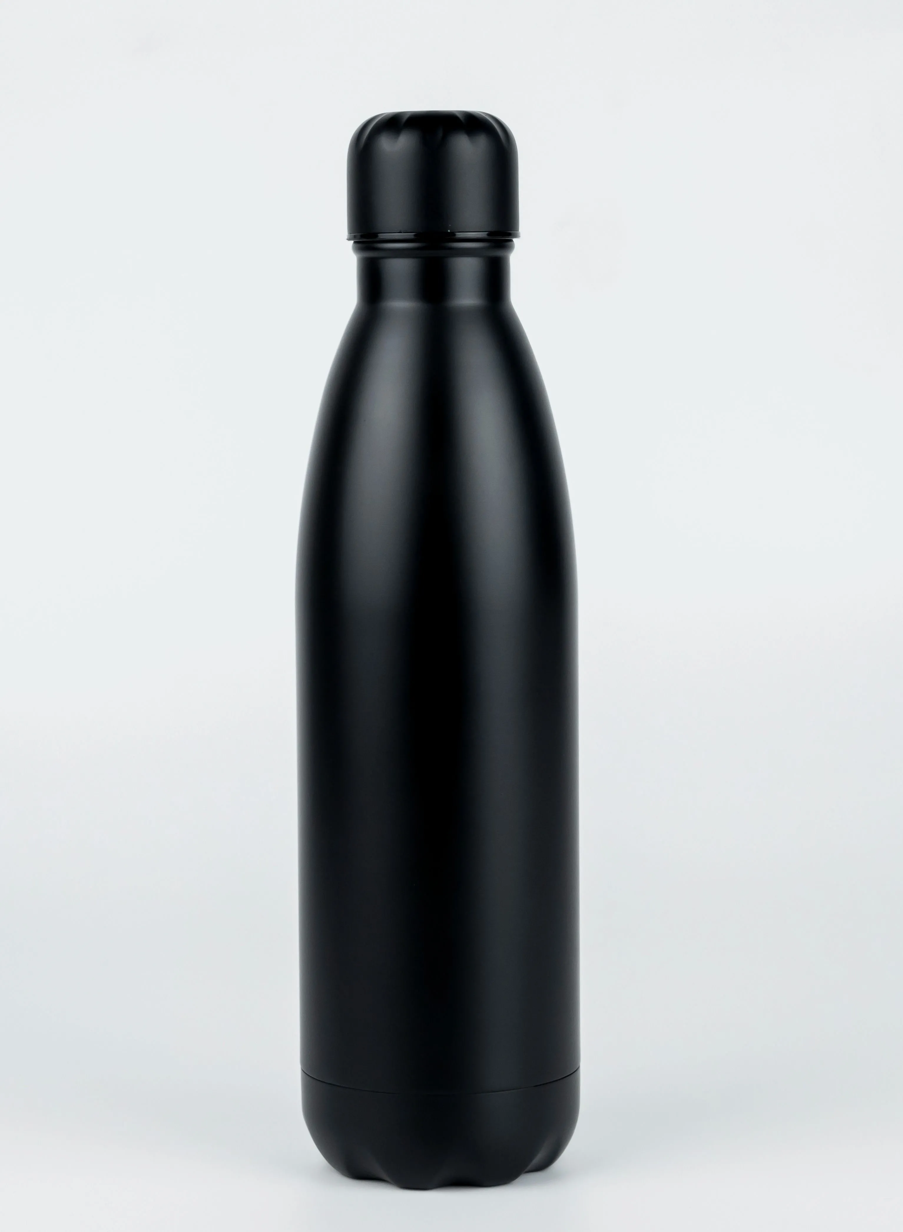 Nessan Nessan 750ml Sport Water Bottle Vacuum Insulated Stainless Steel Sport Water Bottle Leak-Proof Double Wall Cola Shape Water Bottle, Keep Drinks Hot & Cold - Black