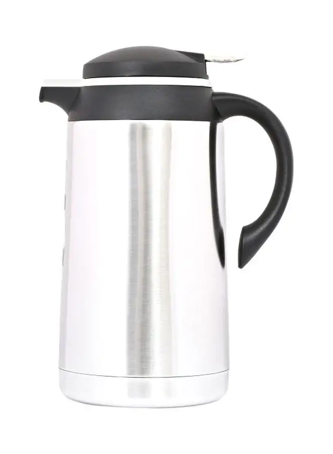 Nessan Stainless Steel Regal Flask 1.9L Silver/Black