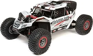 شاحنة Losi RC 1/6 Super Rock Rey V2 ذات 4 عجلات، بدون فرشاة Rock Racer RTR، بطارية وشاحن غير متضمنين، أبيض LOS05016V2T1