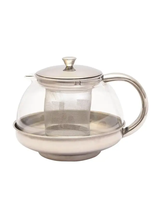 Wilson Tea Pot With Strainer Clear/Rose Gold 900ml