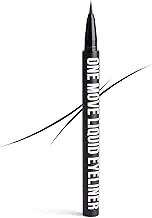 INGLOT One Move Liquid Eyeliner | Black Gel Liner | Liquid Form | Waterproof | Quick-Drying | Smudge Proof | High Pigmentation | Vegan