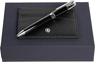 Festina FPBE141A Ballpoint Pen and Card Holder 2-Piece Set, Black/Pastel Grey