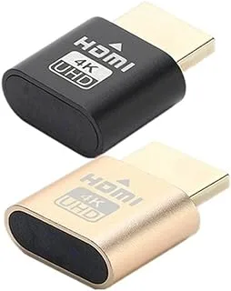 HDMI العرض الظاهري 4K HDMI DDC EDID الدمية التوصيل EDID عرض الغش الظاهري التوصيل HDMI الدمية المحاكي محول دعم جميع الأنظمة