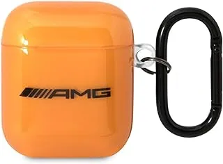 CG Mobile AMG Transparent Case Black Logo for Airpods 1/2 - Yellow