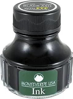 Monteverde USA Ink with ITF Technology, 90 ml Black Ash (G308BK)