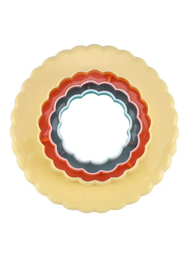 Royalford Royalford Double-Side Cookie Cutter- RF10967|Round Cookie Cutter and Fondant Cutter| Plastic Cookie Cutter| Multi-color Cutters| Set of 3 Multicolor