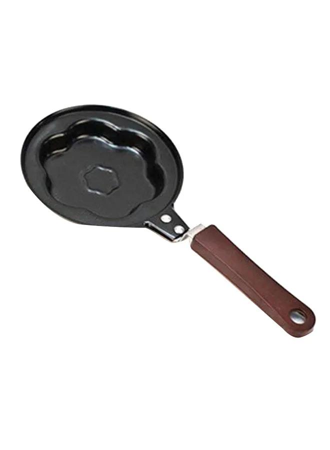 Mini Poele Flower Design Non-Stick Frying Pan multicolour 12 x 5cm